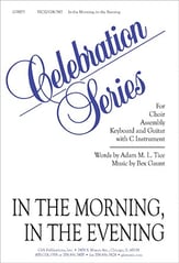 In the Morning, in the Evening SATB choral sheet music cover